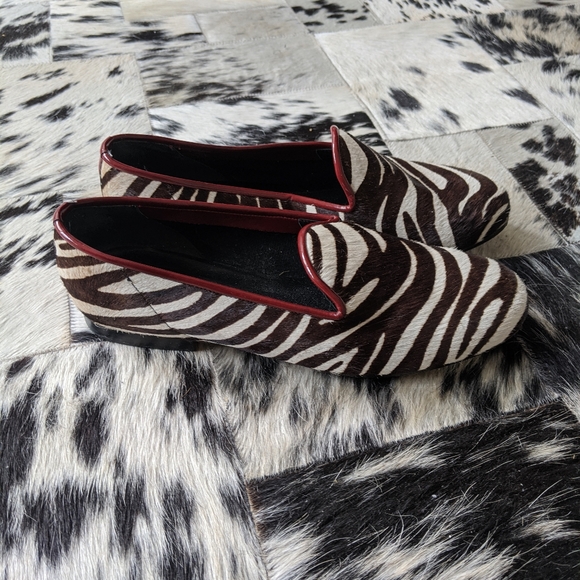Ramon Tanza zebra stripe flats - Picture 4 of 4